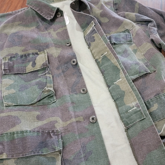 Vintage military style camouflage jacket - Picture 4 of 8